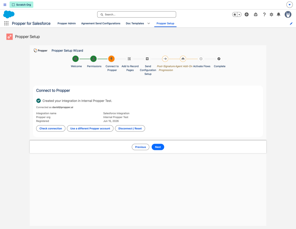 Connect to Propper via OAuth