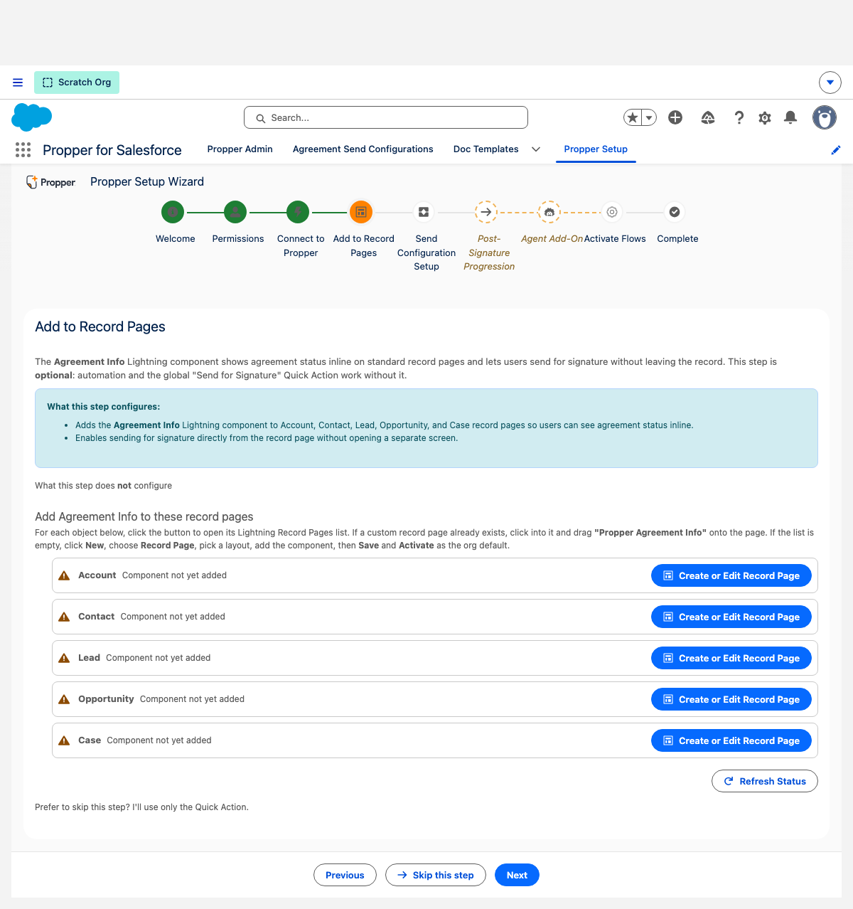 Step 4: Add to Record Pages